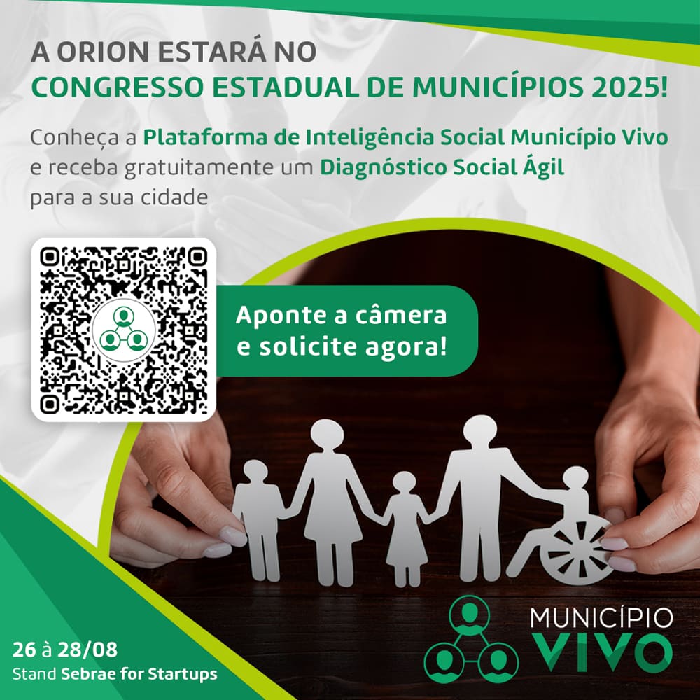 A Orion estará no Congresso Estadual de Municípios 2025