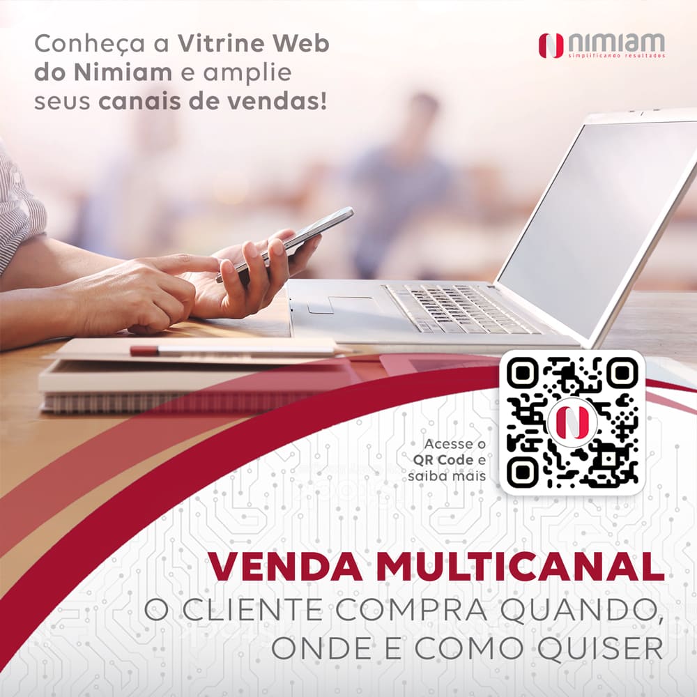 Venda multicanal: o cliente compra quando, onde e como quiser.