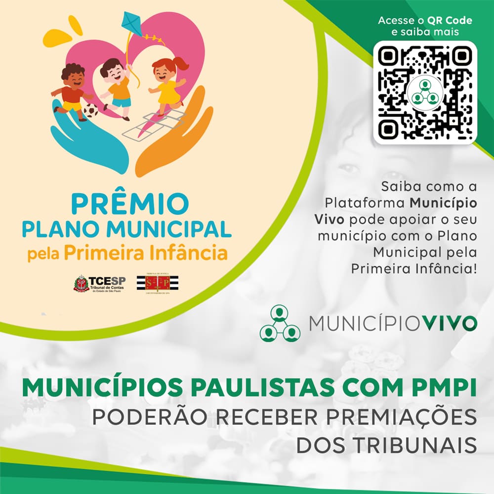 Municípios Paulistas com PMPI poderão receber premiações dos Tribunais.