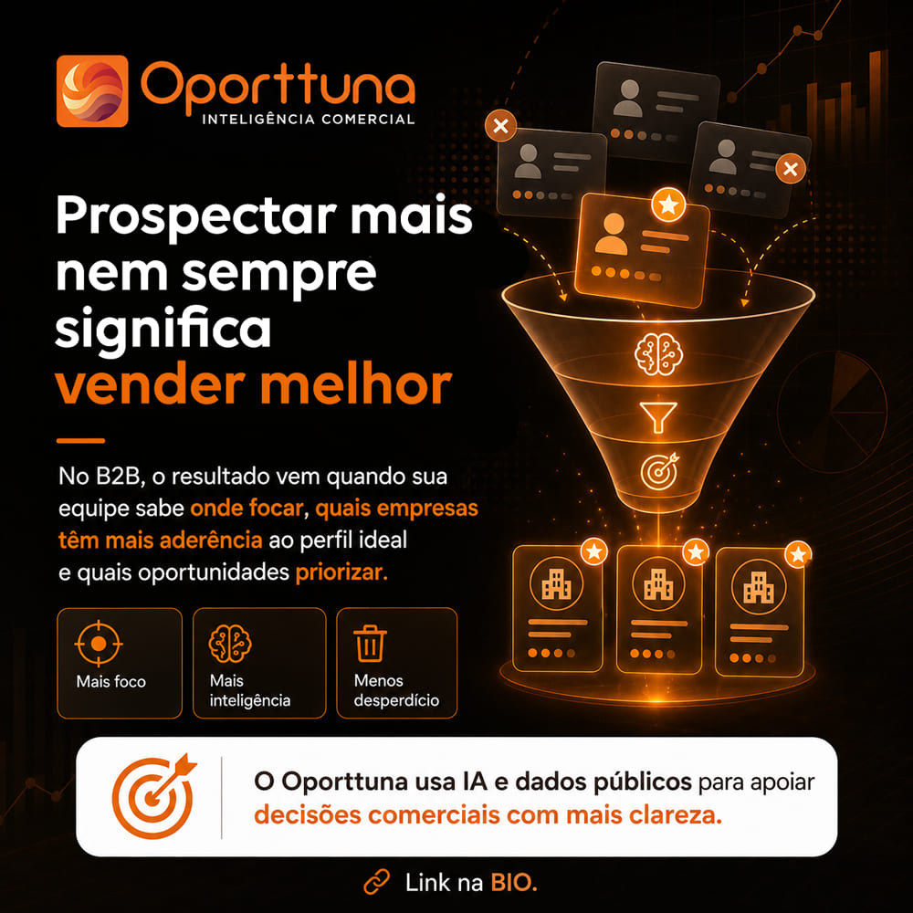 Prospectar mais nem sempre significa vender melhor.