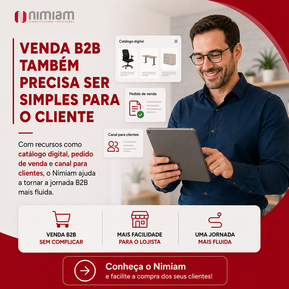 Venda B2B também precisa ser simples para o cliente.