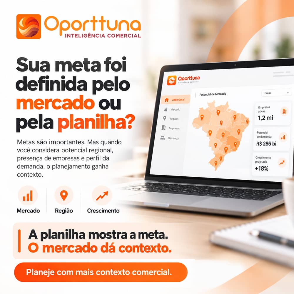 Sua meta foi definida pelo mercado ou pela planilha?
